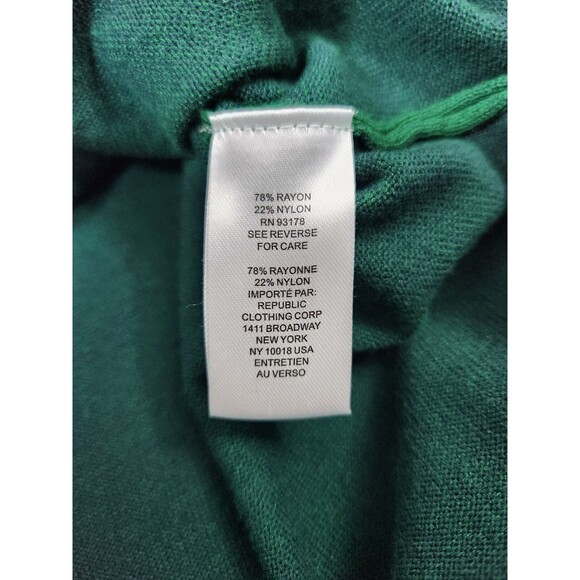 Tahari Womens 1X Hunter Green Sweater Pullover 3/4 Sleeve Christmas Casual - Picture 8 of 10